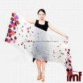 Quality Guaranteed Lightweight Pure Cashmere Polka Dots Long Wide Shawl Scarfs for Girls